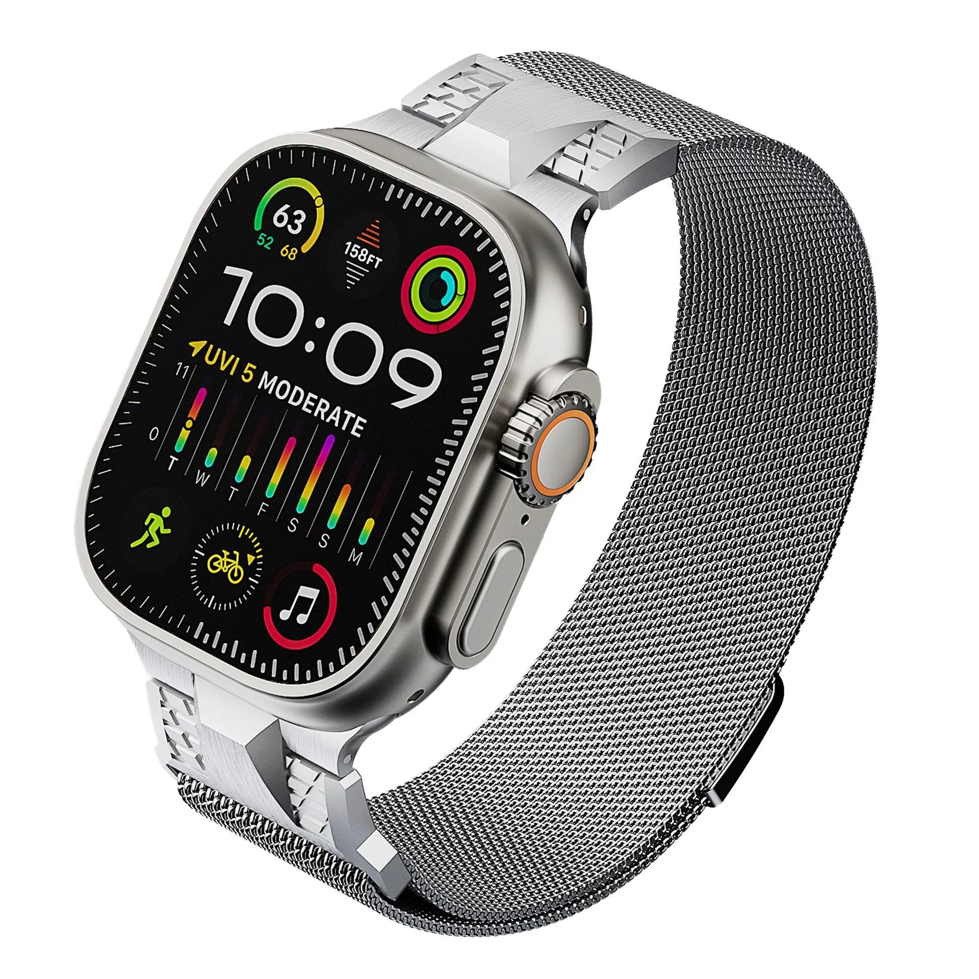 Apple Watch Ultra mech band#color_silver
