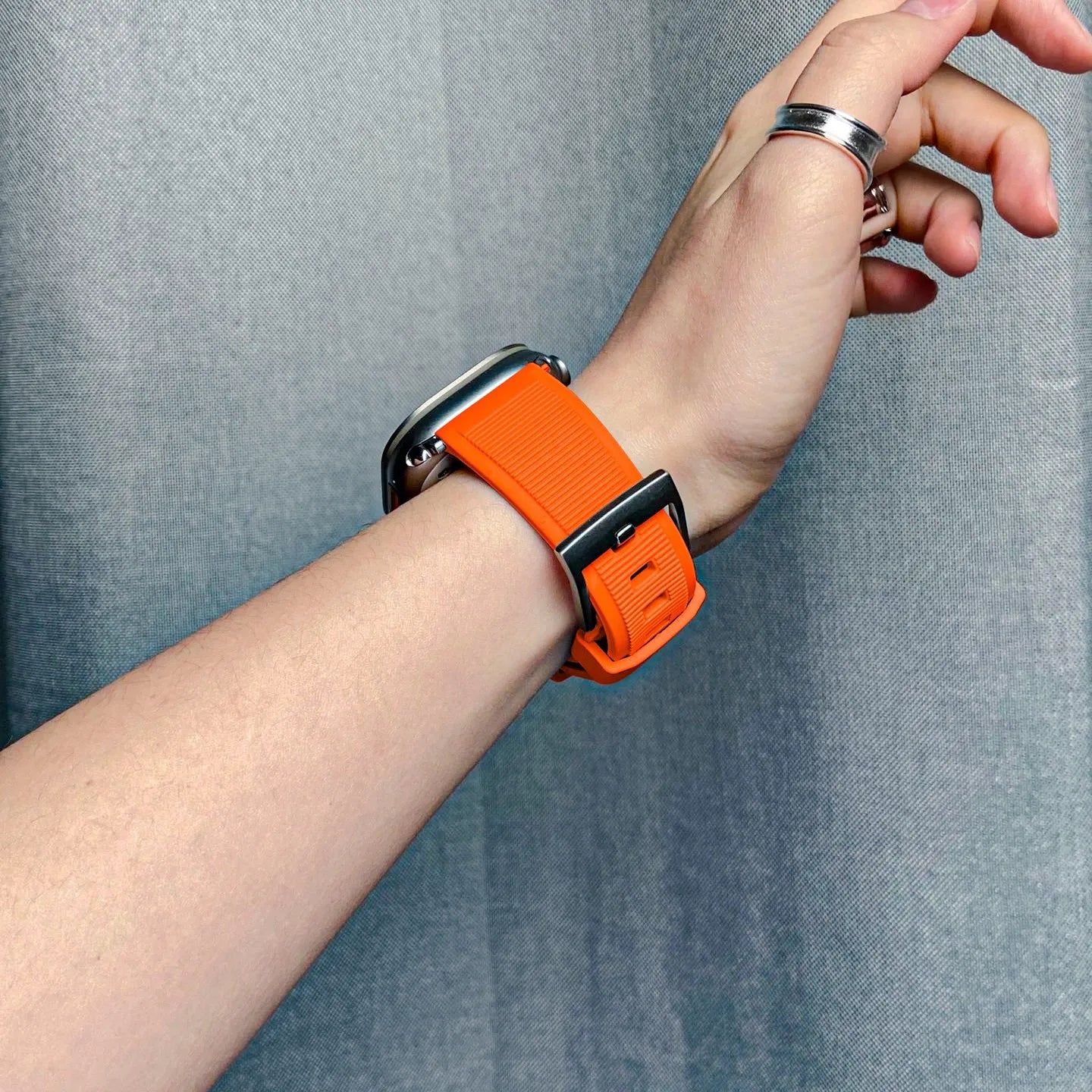 Apple Watch rugged band#color_orange
