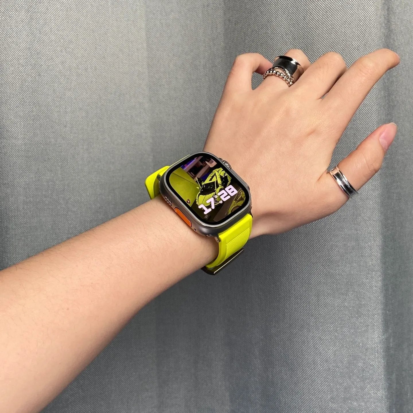 Apple Watch rugged band#color_fluorescent green
