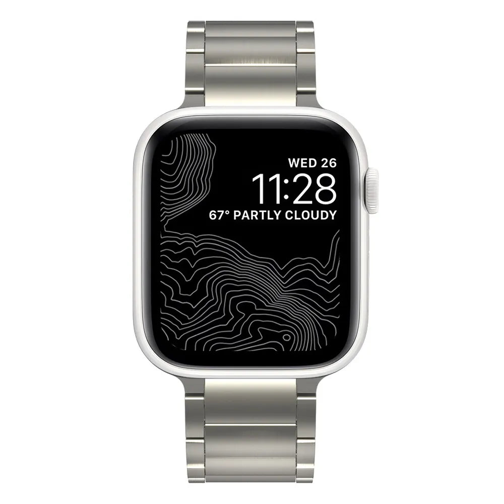 Titanium apple top watch band 44mm