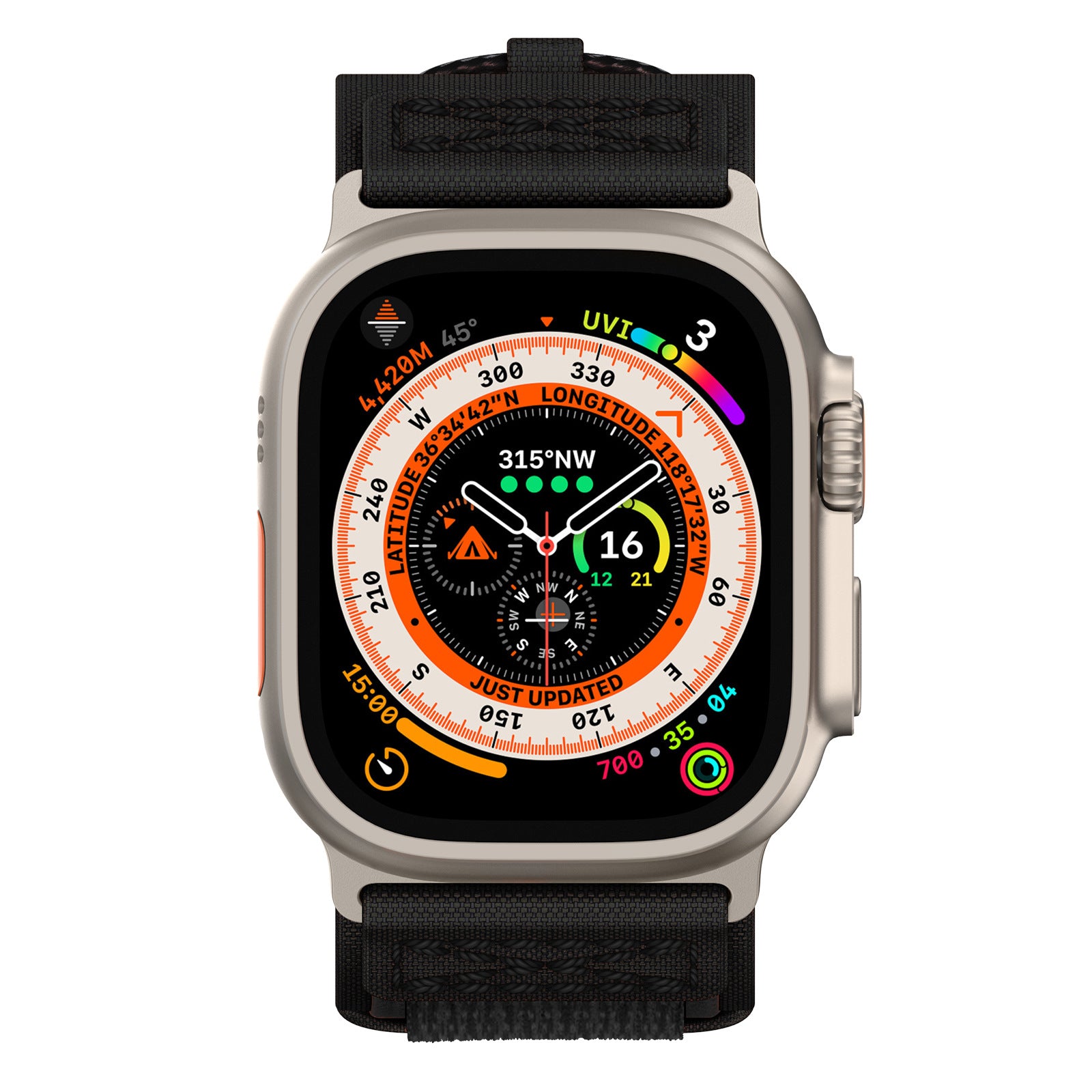Apple Watch nylon band#color_black