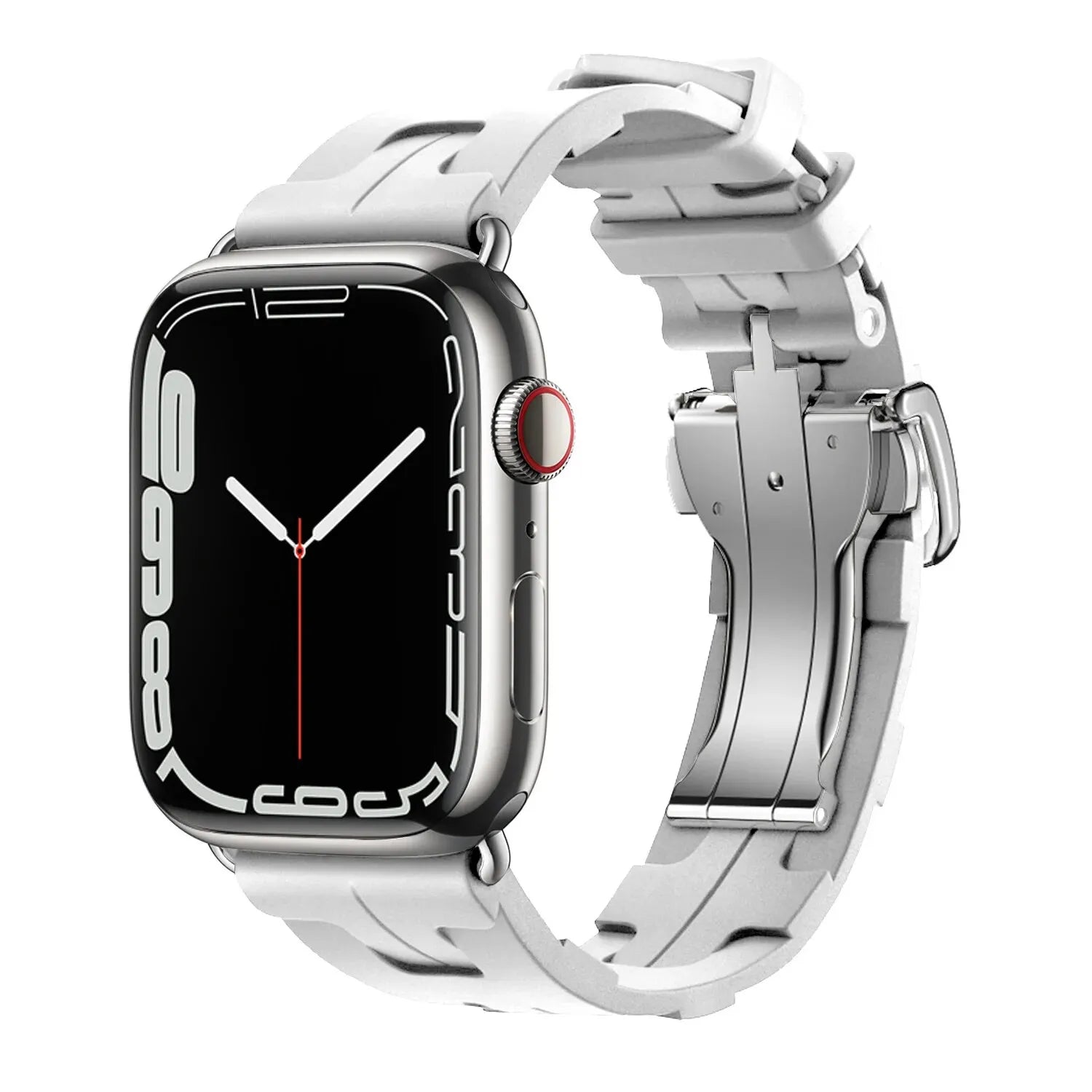 Apple Watch silicone band#color_white
