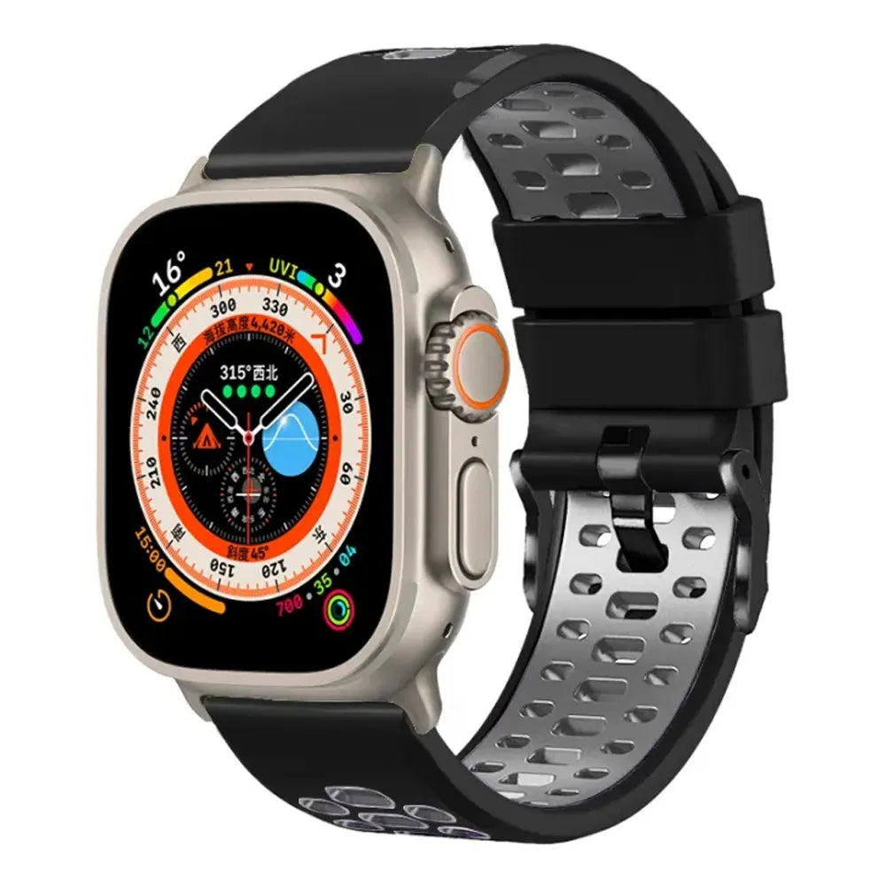 Apple Watch silicone band#color_black