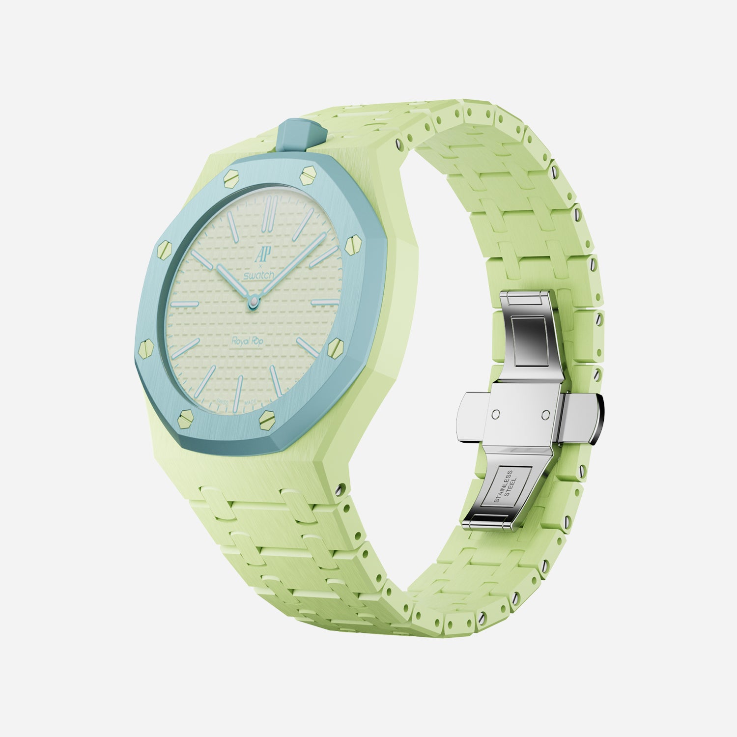 Bioceramic Strap & Case for AP x Swatch Royal Pop BLAUE ACHT - OTOFLY