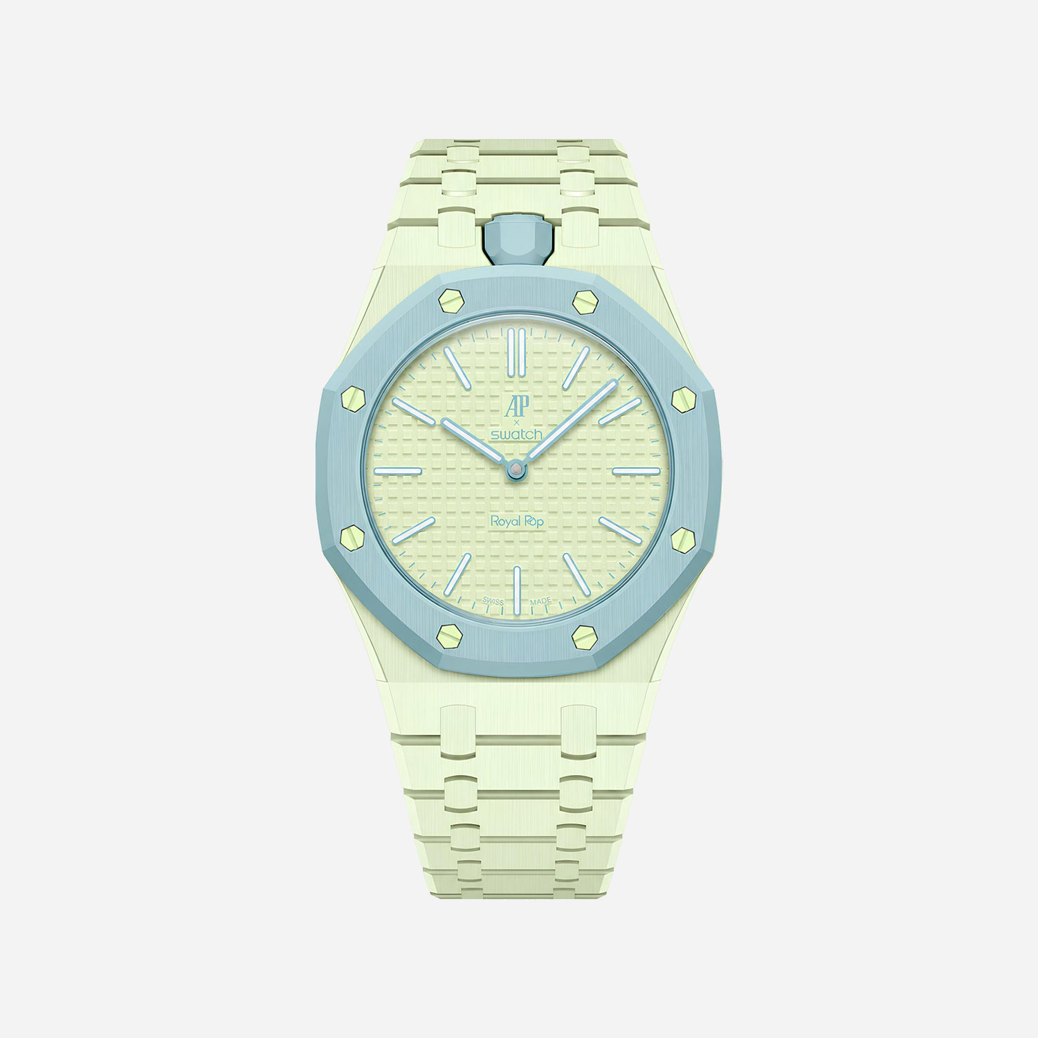 本日限定新品 Swatch ロイヤルポップ　オーデマピゲ　BLAUE ACHT Bioceramic Strap & Case for AP x Swatch Royal Pop BLAUE ACHT - OTOFLY