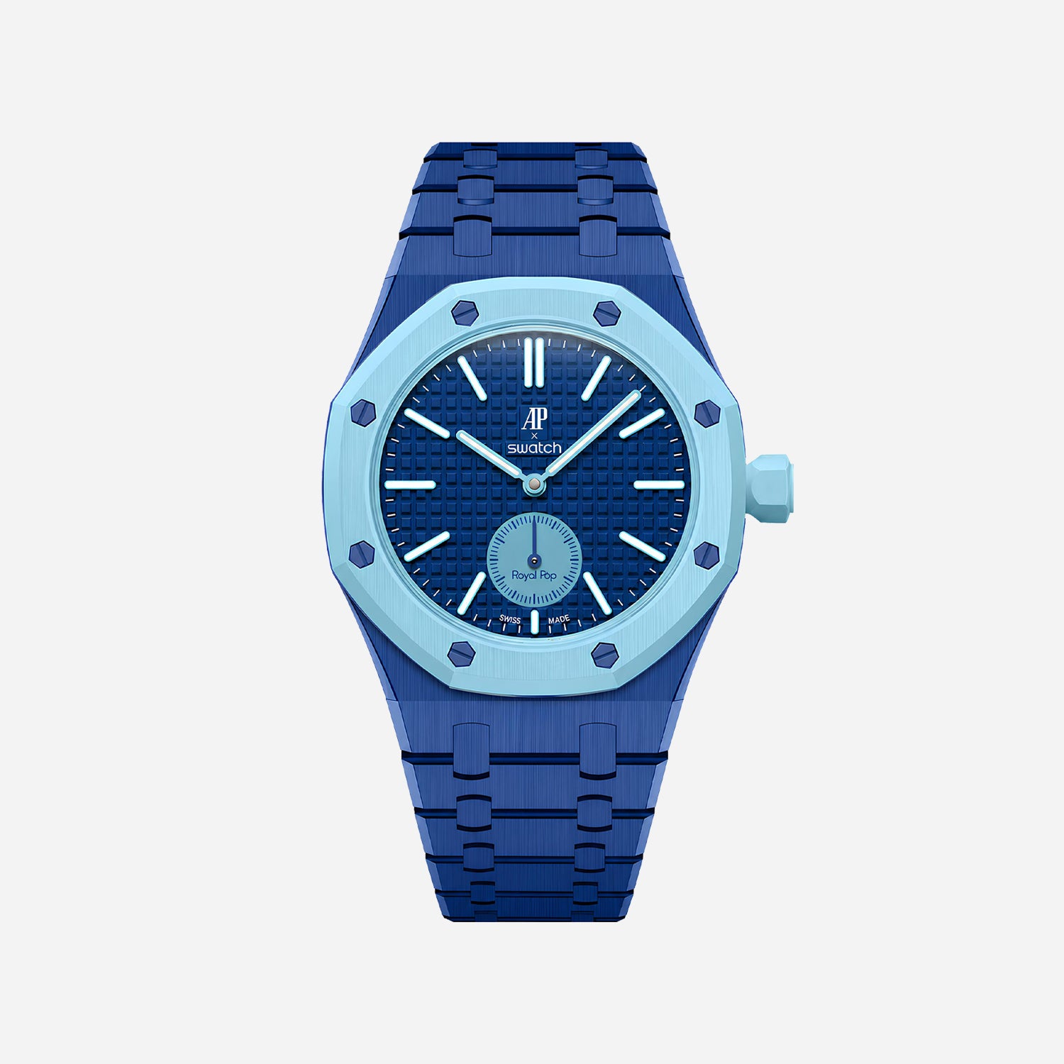 Bioceramic Strap & Case for AP x Swatch Royal Pop BLAUE ACHT - OTOFLY
