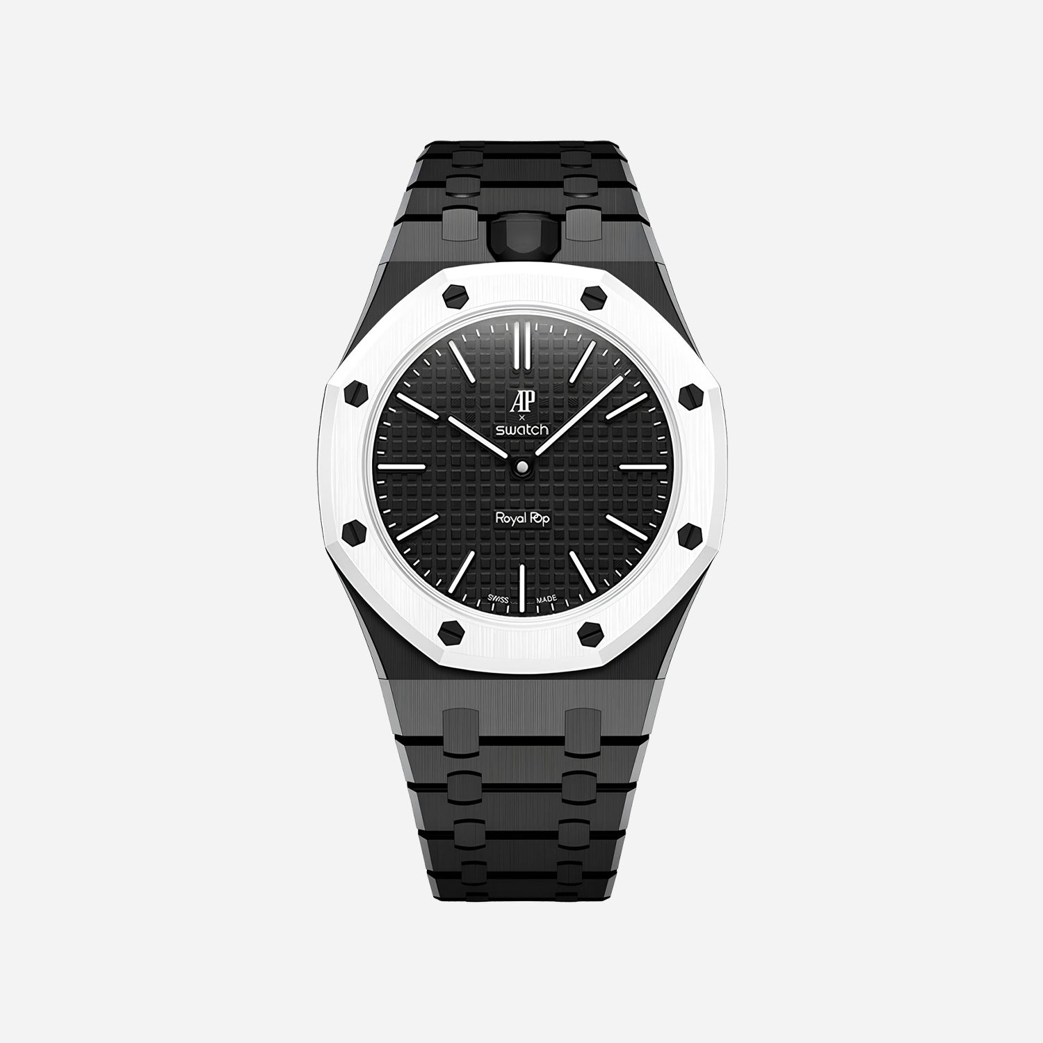 Bioceramic Strap & Case for AP x Swatch Royal Pop OCHO NEGRO