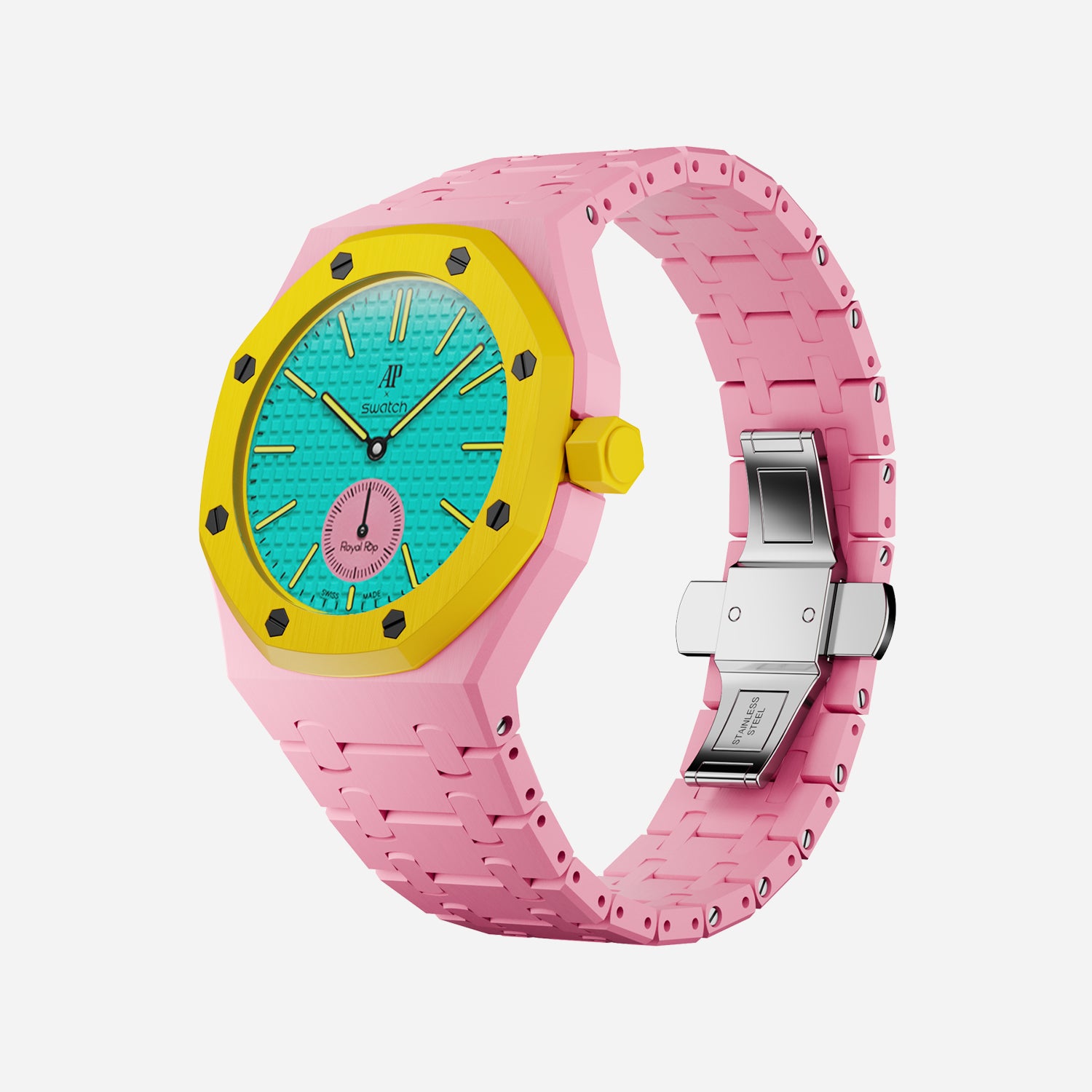 Bioceramic Strap & Case for AP x Swatch Royal Pop OTG ROZ