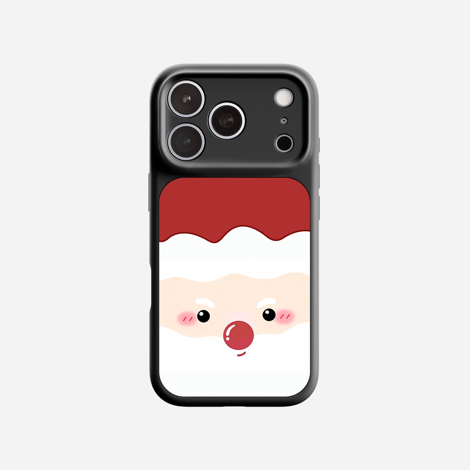 Cute Santa Face | iPhone Silicone Case