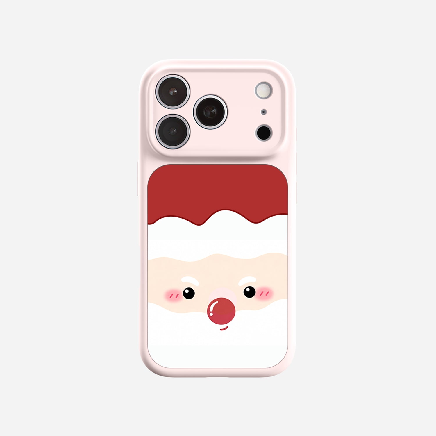 Cute Santa Face | iPhone Silicone Case