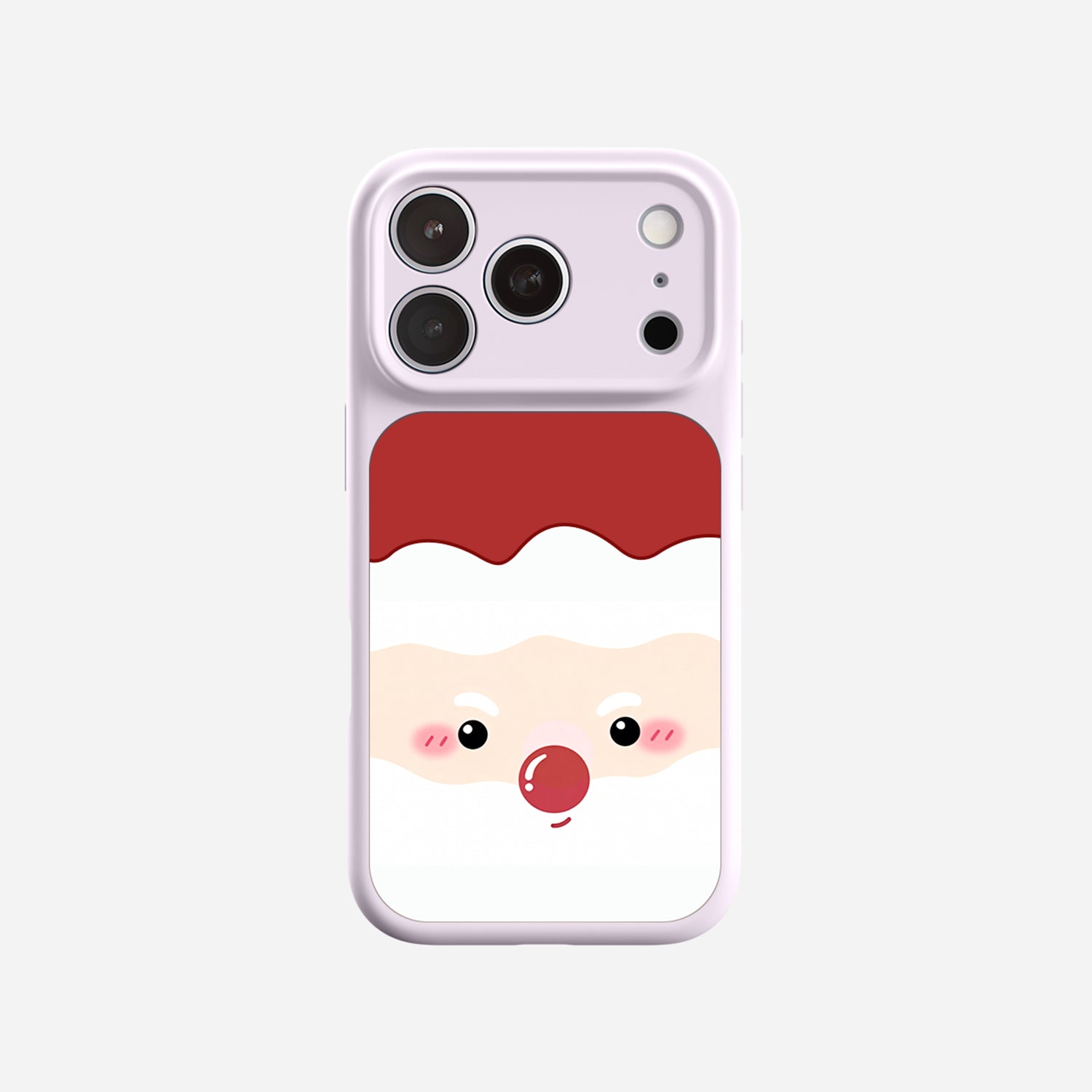 Cute Santa Face | iPhone Silicone Case