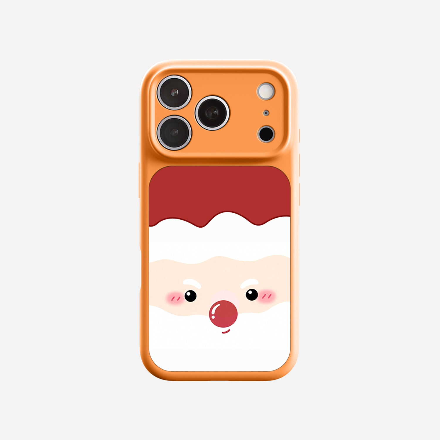 Cute Santa Face | iPhone Silicone Case