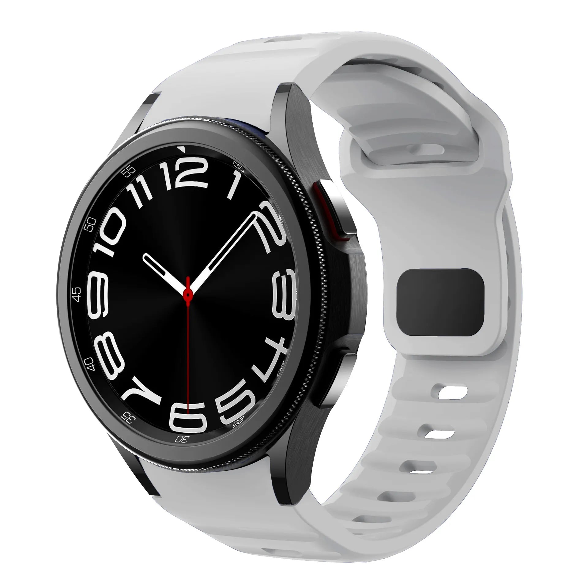 Galaxy Watch silicone band#color_light gray