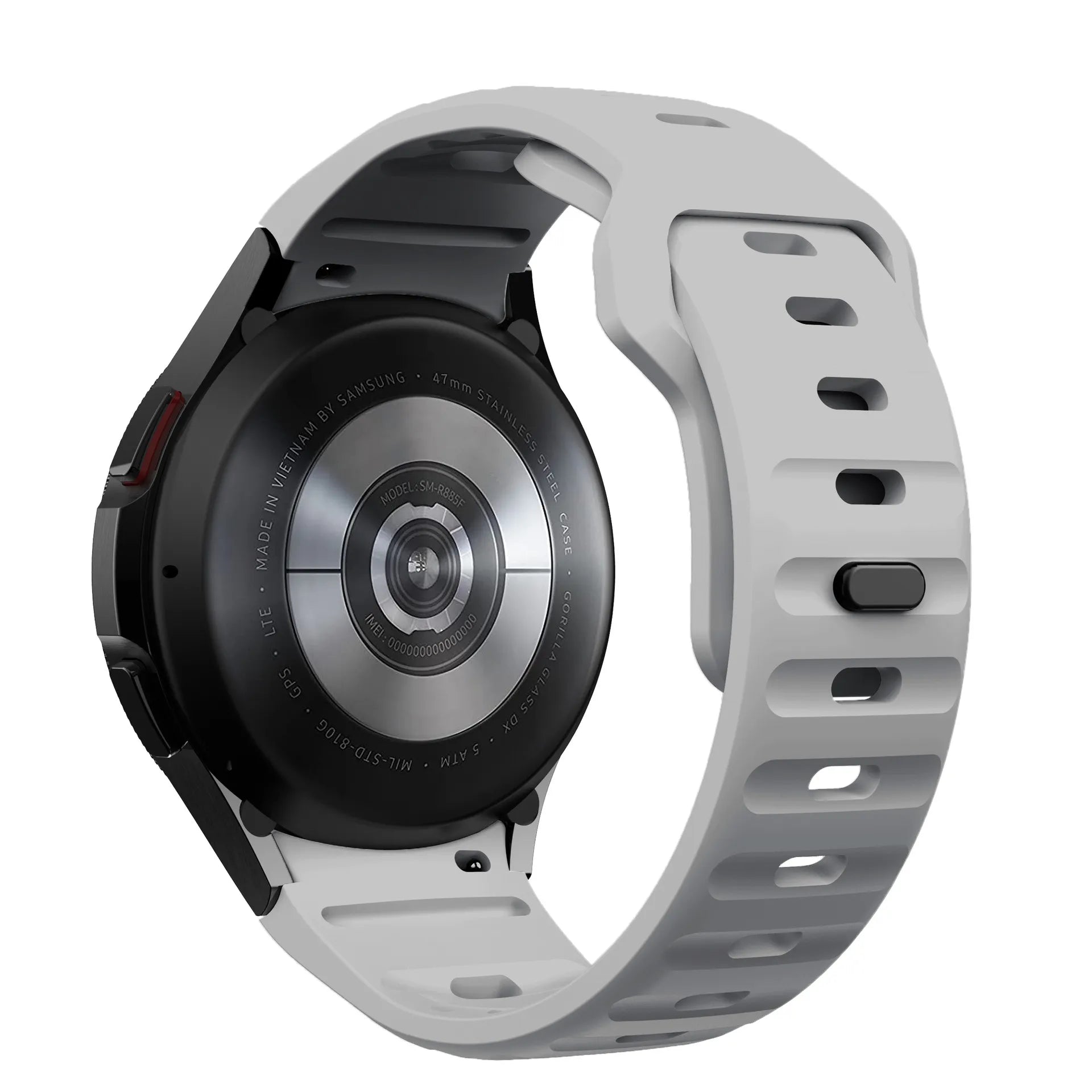 Galaxy Watch silicone band#color_light gray