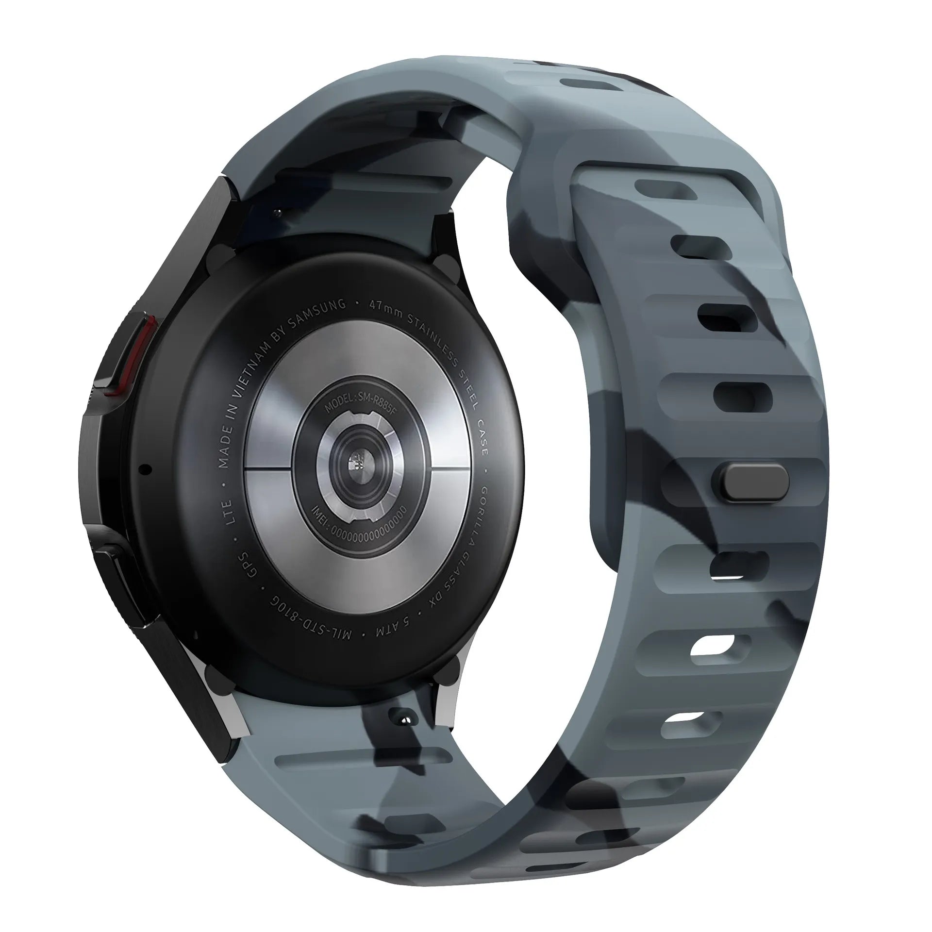 Galaxy Watch silicone band#color_camo gray