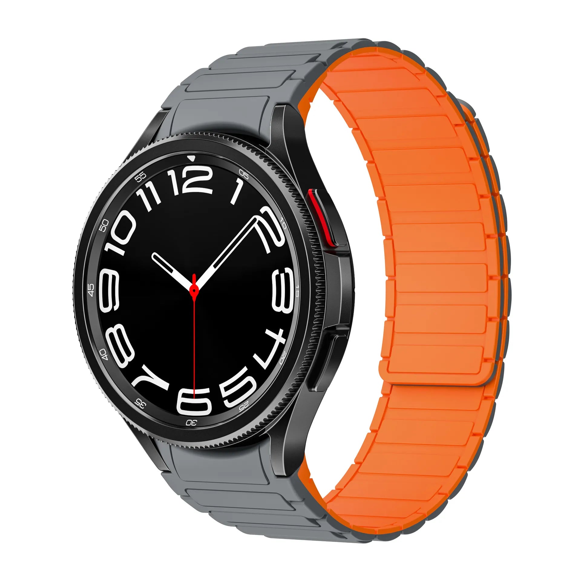 Galaxy Watch silicone band#color_gray orange