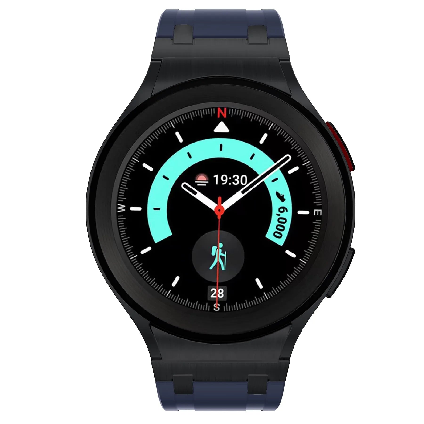 Galaxy Watch sport band#color_black navy blue