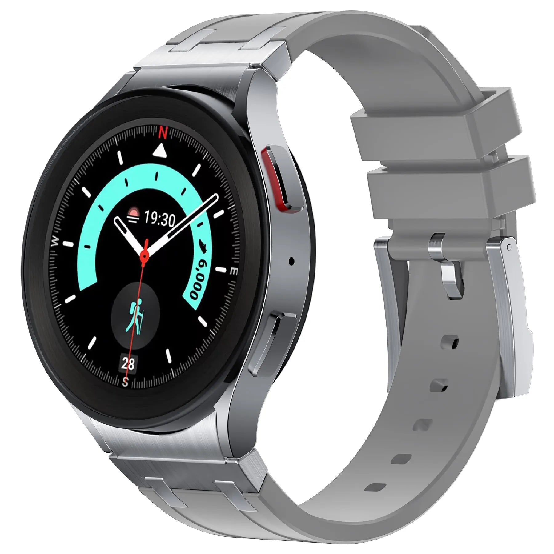 Galaxy Watch sport band#color_silver gray
