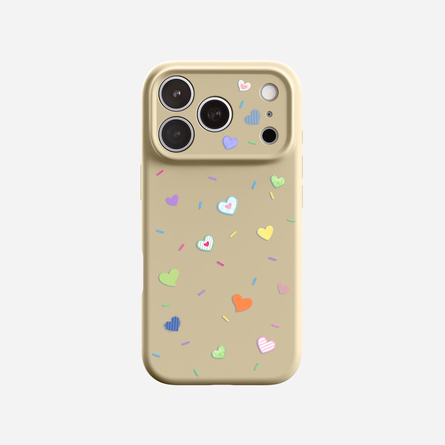 Heart Confetti | iPhone Silicone Case