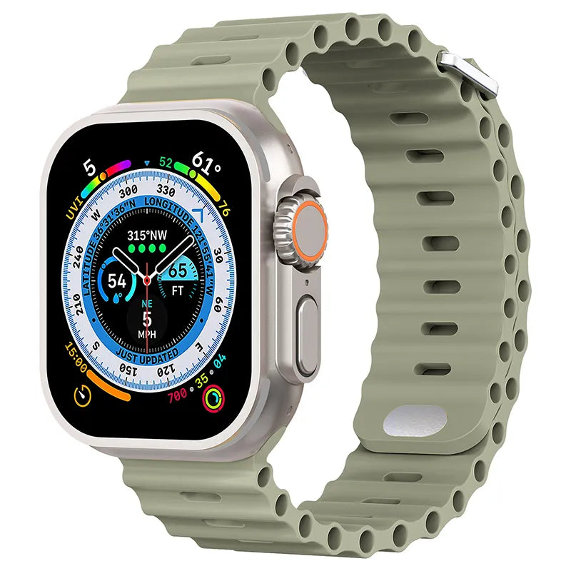 Apple Watch ocean band#color_calke green