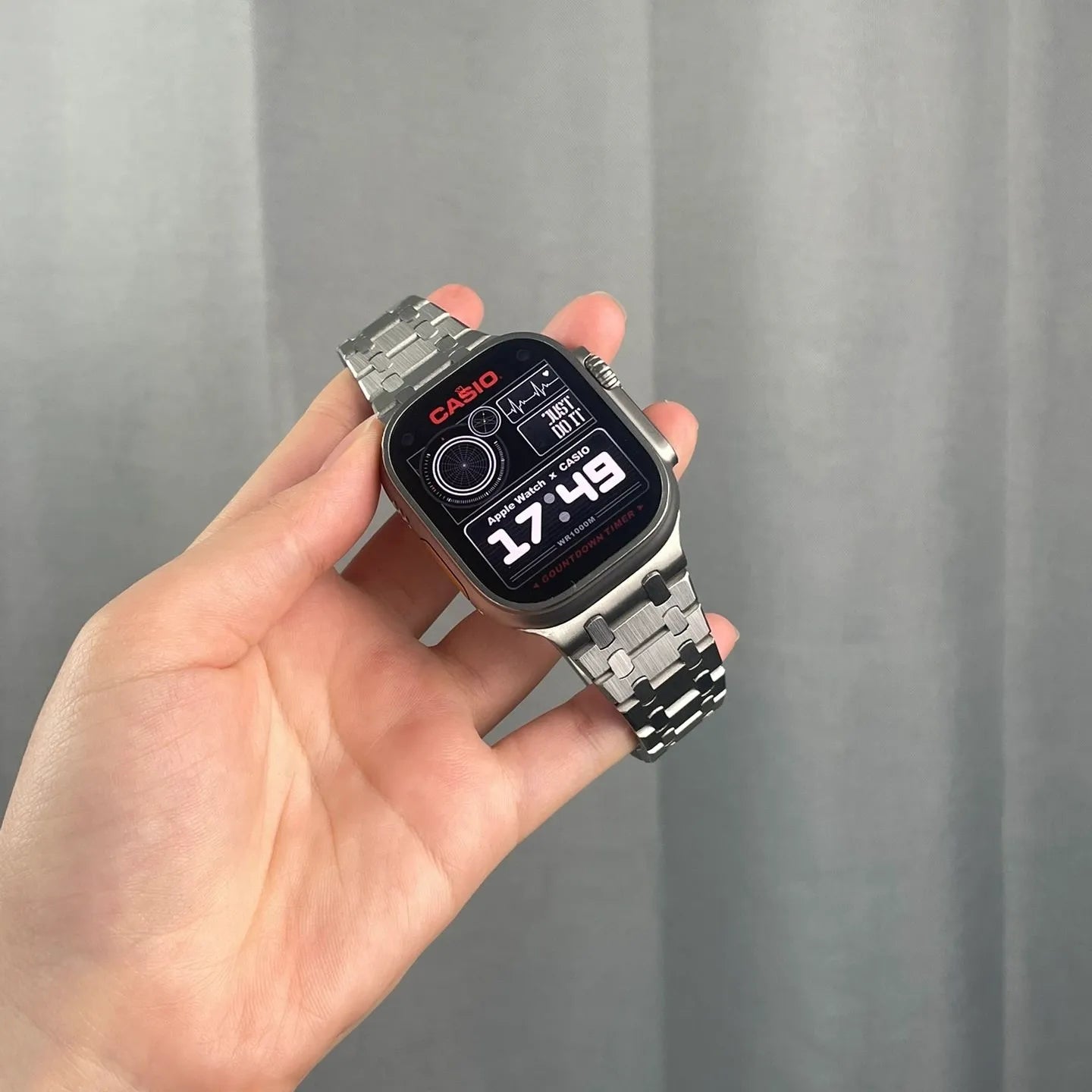 Apple Watch steel band#color_silver