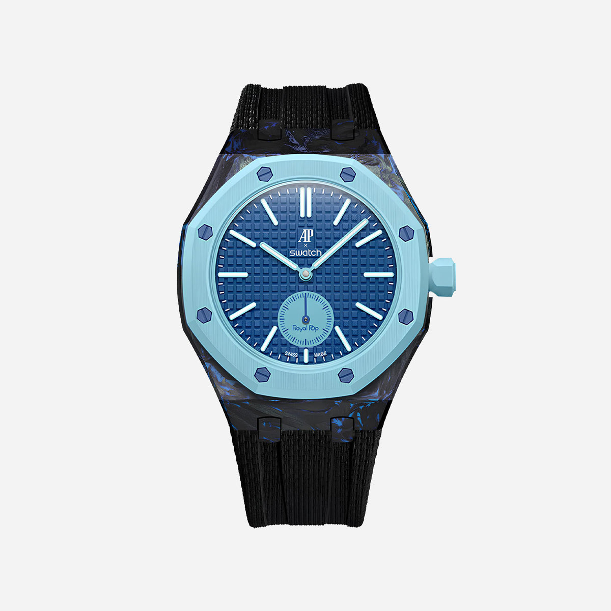 Carbon Fiber Case for AP x Swatch Royal Pop LAN BA