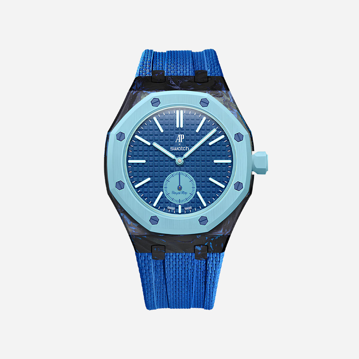 Carbon Fiber Case for AP x Swatch Royal Pop LAN BA