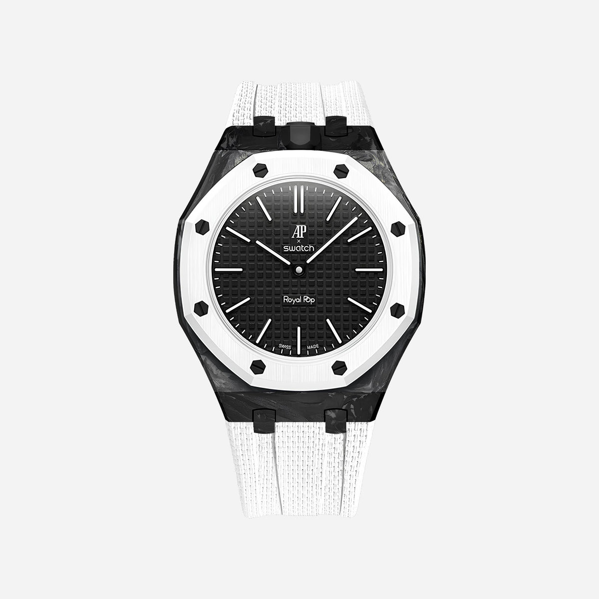 Carbon Fiber Case for AP x Swatch Royal Pop OCHO NEGRO