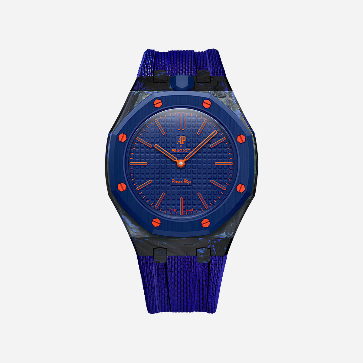 Carbon Fiber Case for AP x Swatch Royal Pop ORENJI HACHI
