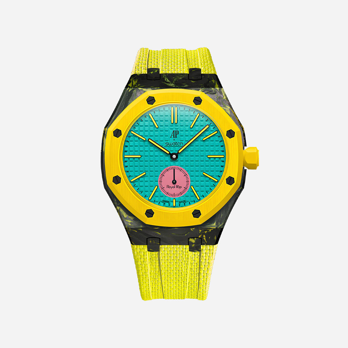 Carbon Fiber Case for AP x Swatch Royal Pop OTG ROZ