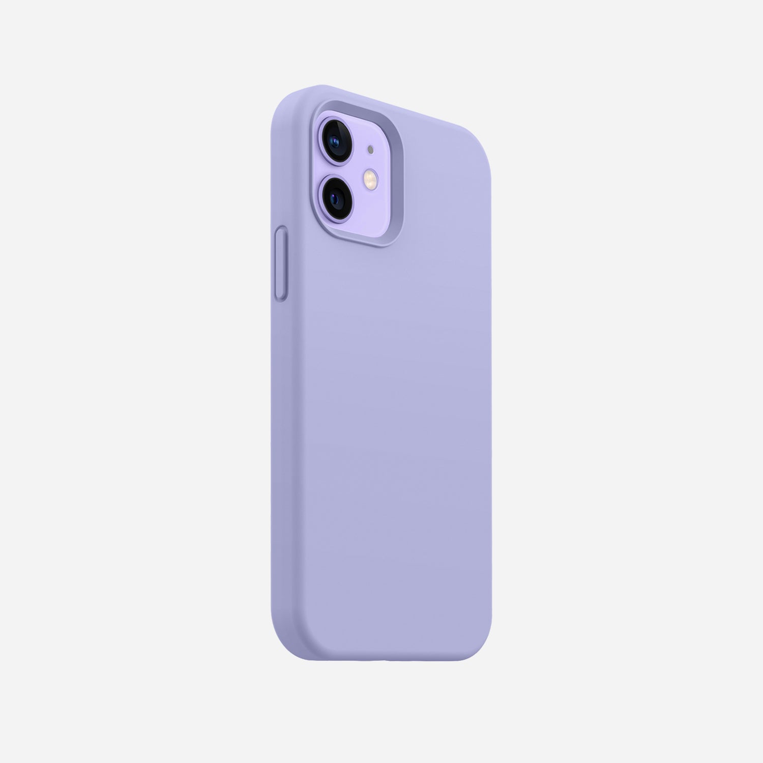 ☆iPhone 12 mini ケース 紫色 シリコン サラサラ アイフォン Premium Silicone Case for iPhone 12 Mini | Antimicrobial & Slim