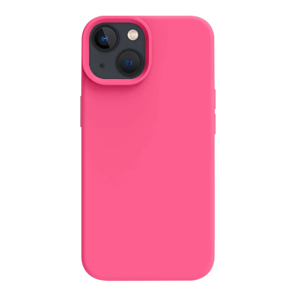 iPhone 14 silicone case - hot pink#color_hot pink