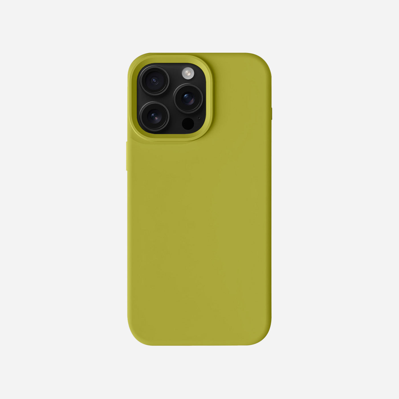 OTOFLY Custodia IPhone 14 Pro Max In Silicone Liquido Con Magneti - Antiurto, Giallo Fluorescente, Supporto MagSafe - 2