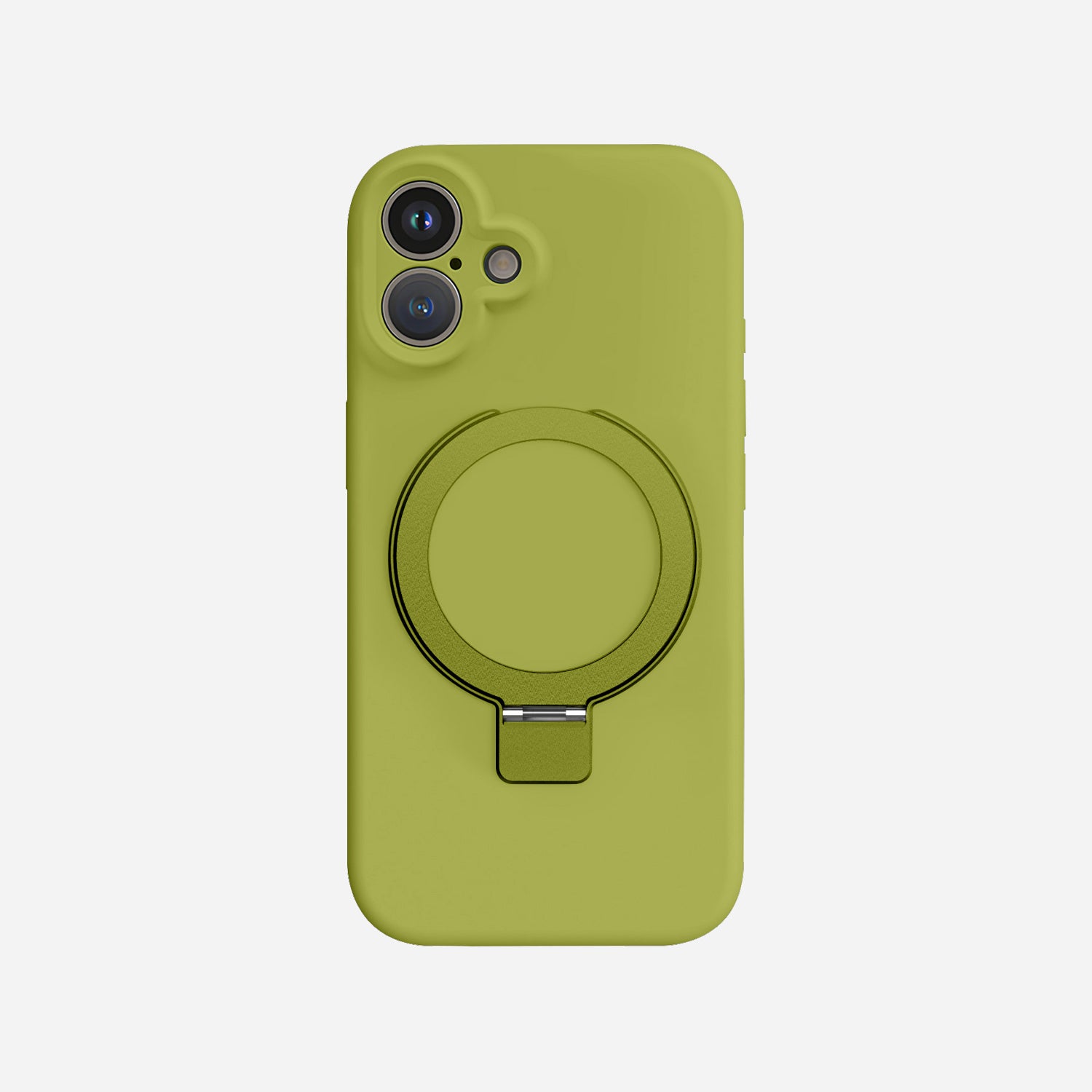 iPhone 16 Silicone Case with Stand