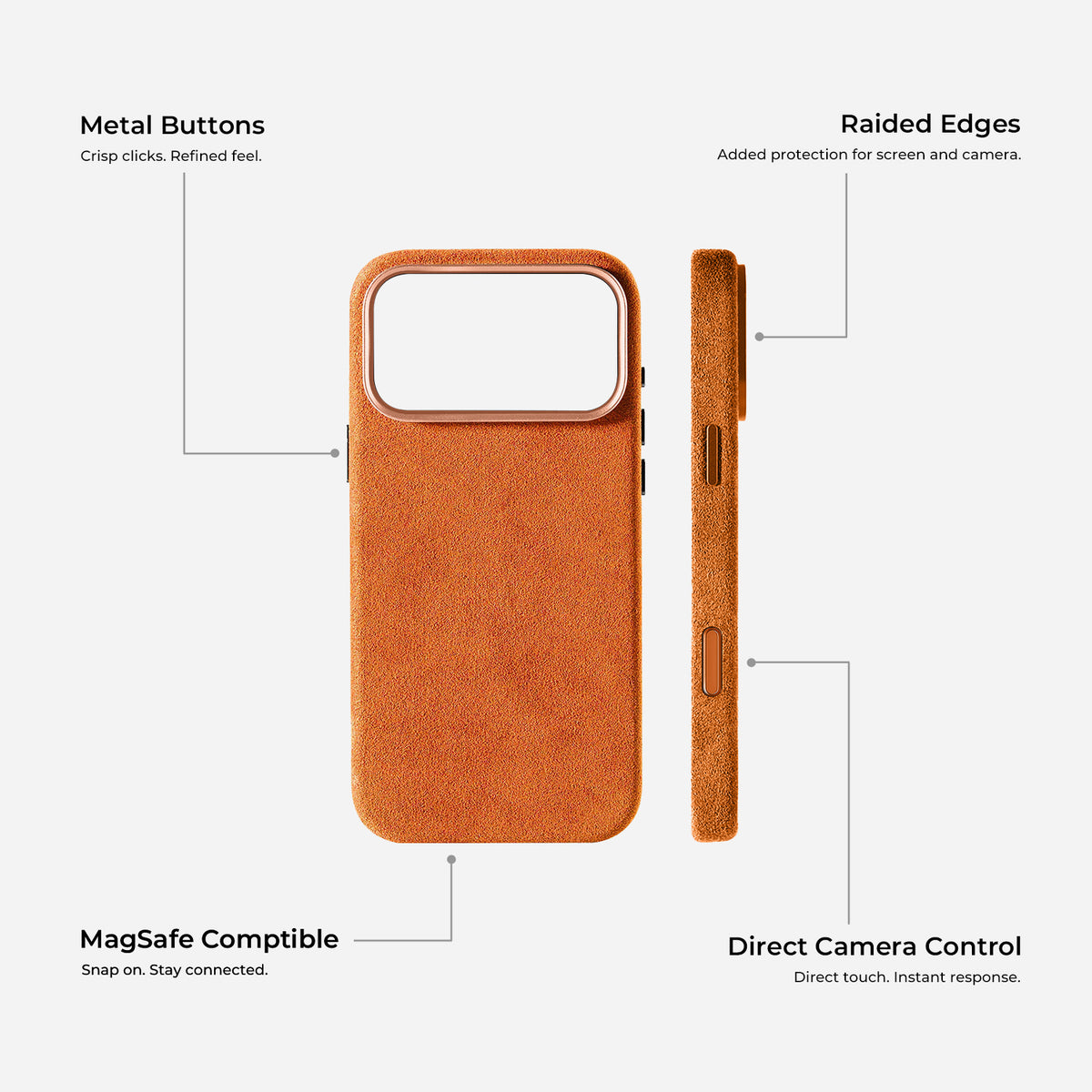 iPhone 17 Pro Max Alcantara Case
