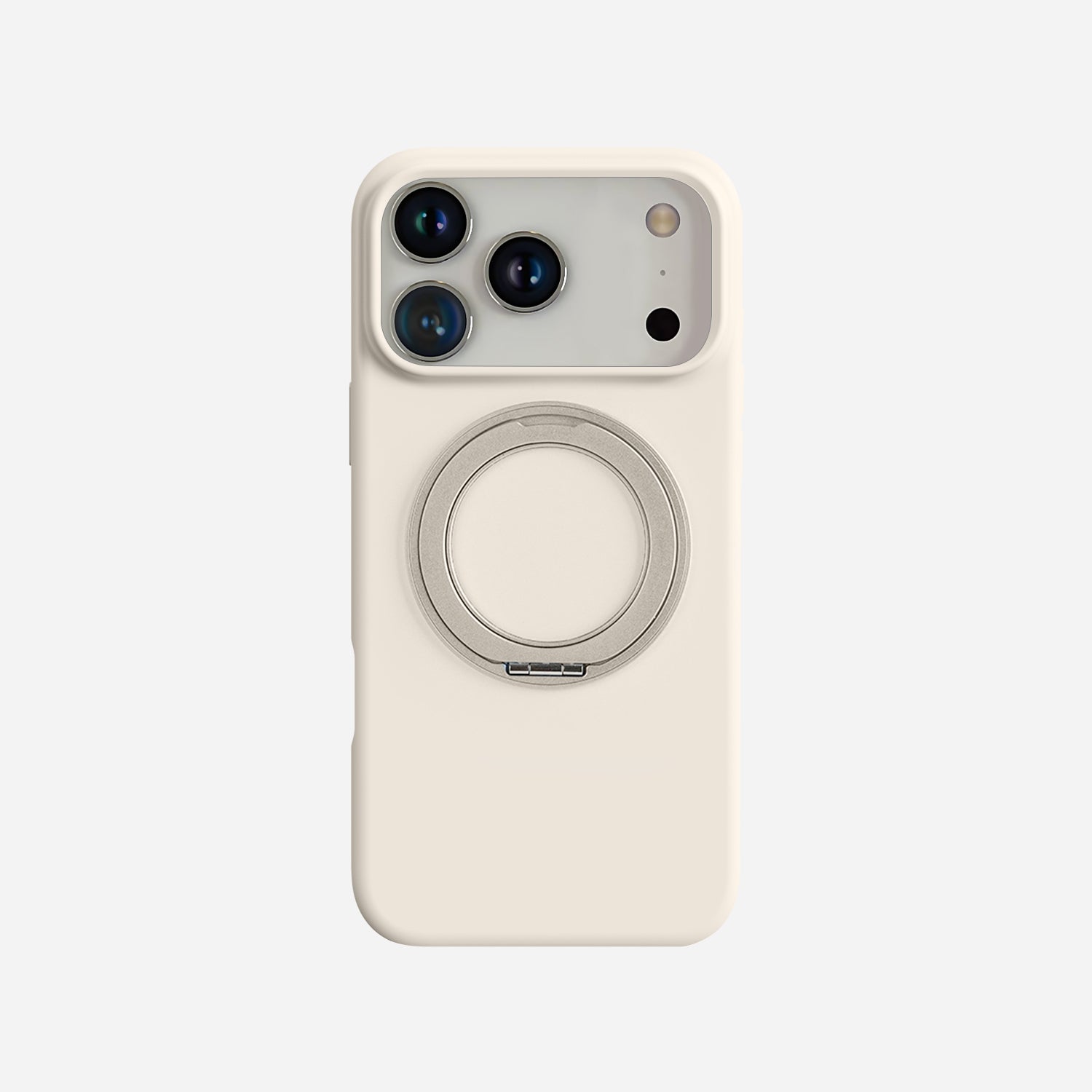 iPhone 17 Pro Max Silicone Case with Stand
