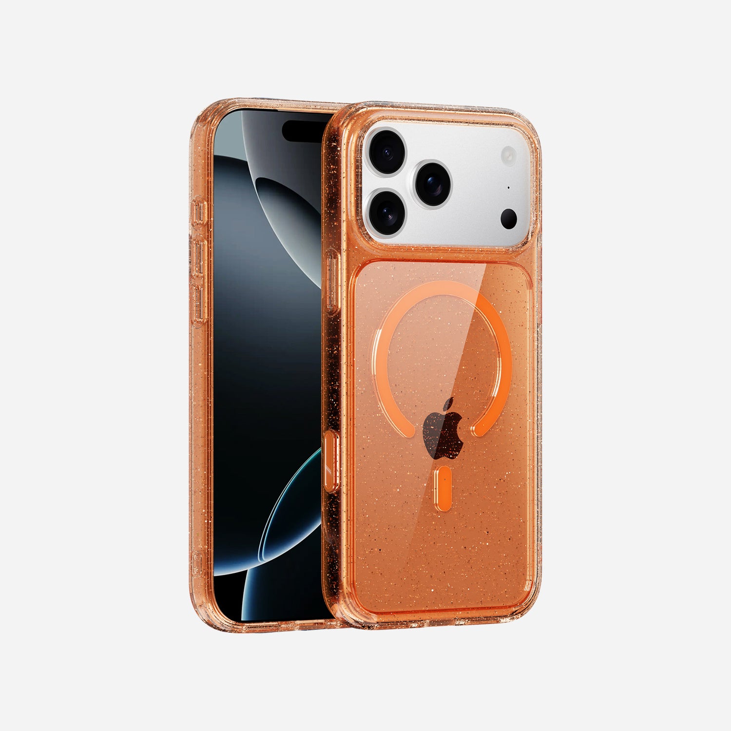 iPhone 17 Pro Clear Glitter Case with MagSafe