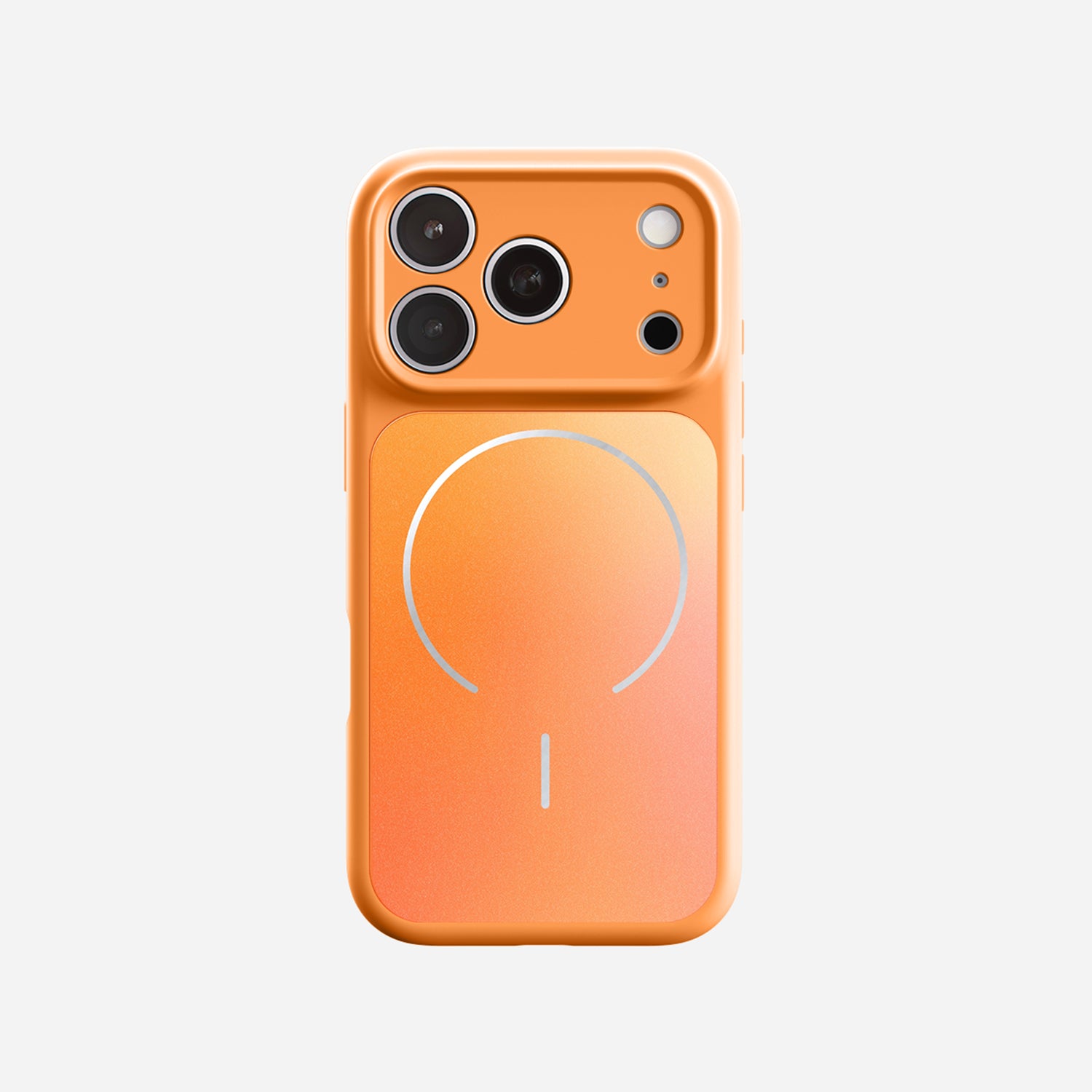 Apple iPhone 17 Pro Max シリコーンケース オレンジ マグネット式 iPhone 17 Pro Max シリコンケース - サーマル
