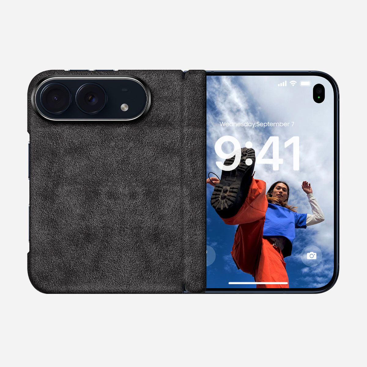 iPhone Duo Alcantara Case