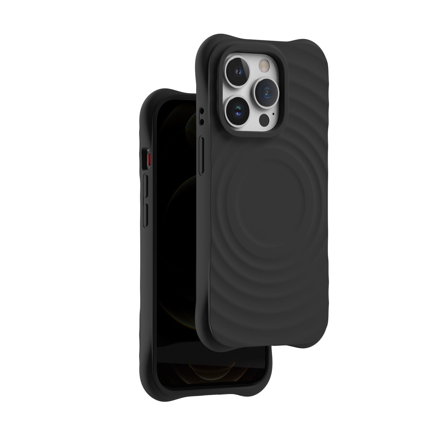 iPhone silicone case with MagSafe#color_black