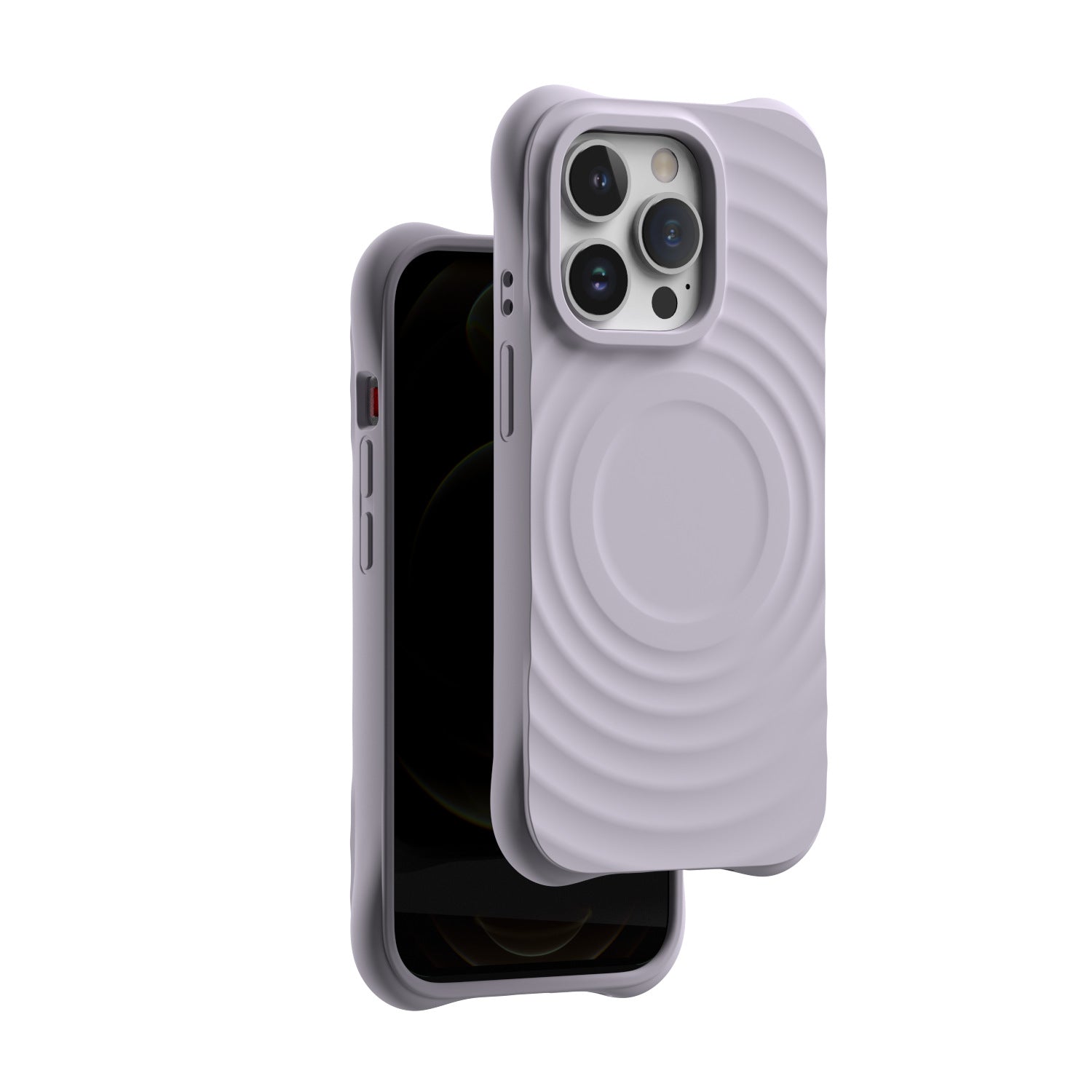 iPhone silicone case with MagSafe#color_light purple