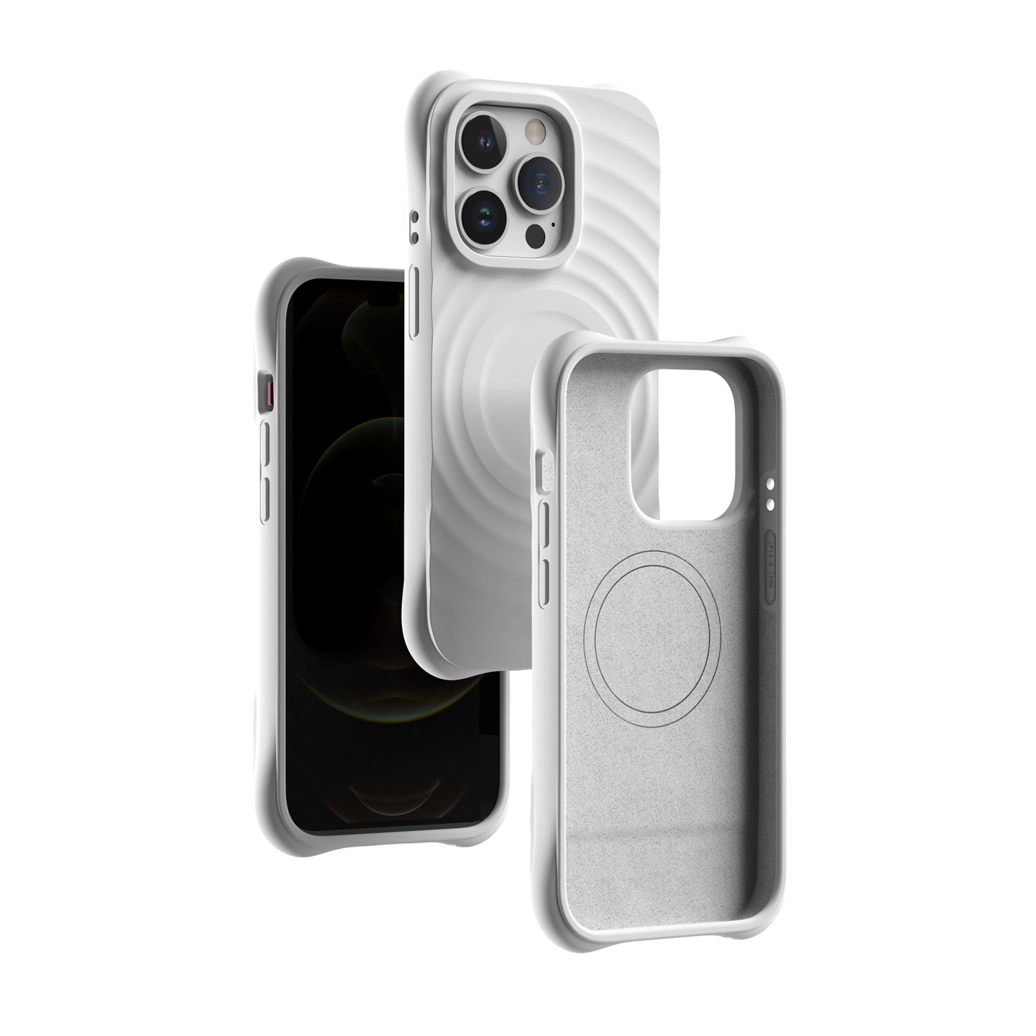 iPhone silicone case with MagSafe#color_white