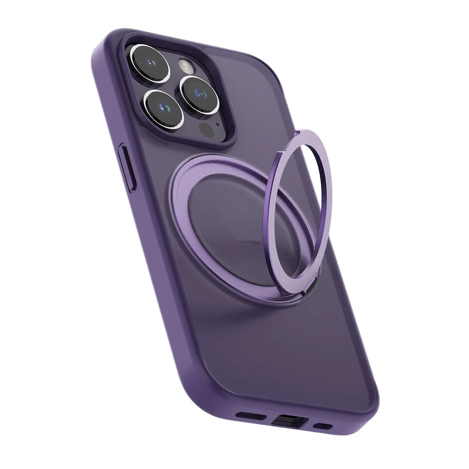 iPhone sport case with stand#color_deep purple