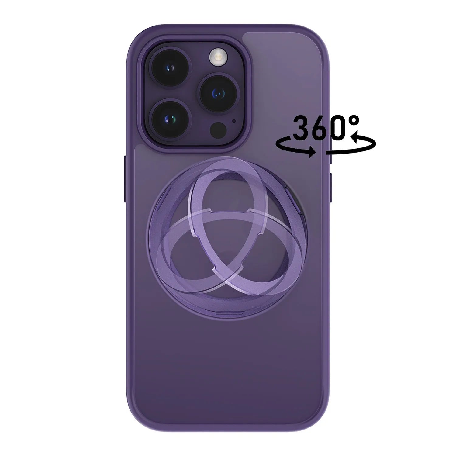 iPhone sport case with stand#color_deep purple
