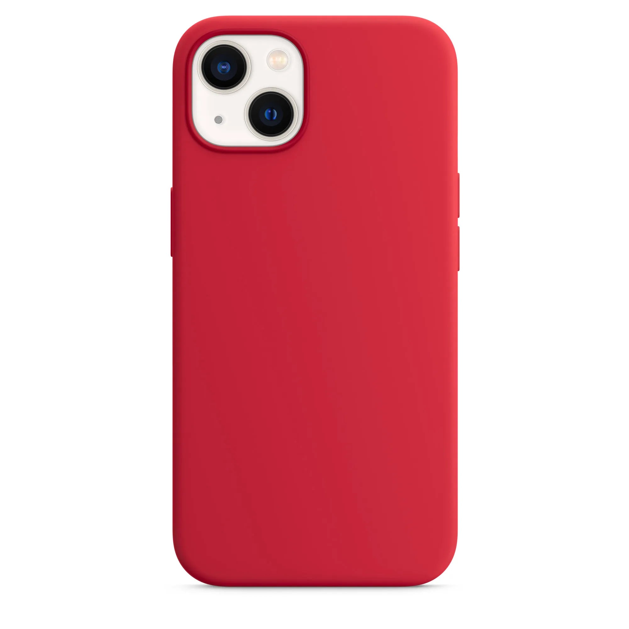 iPhone 13 silicone case with MagSafe - red