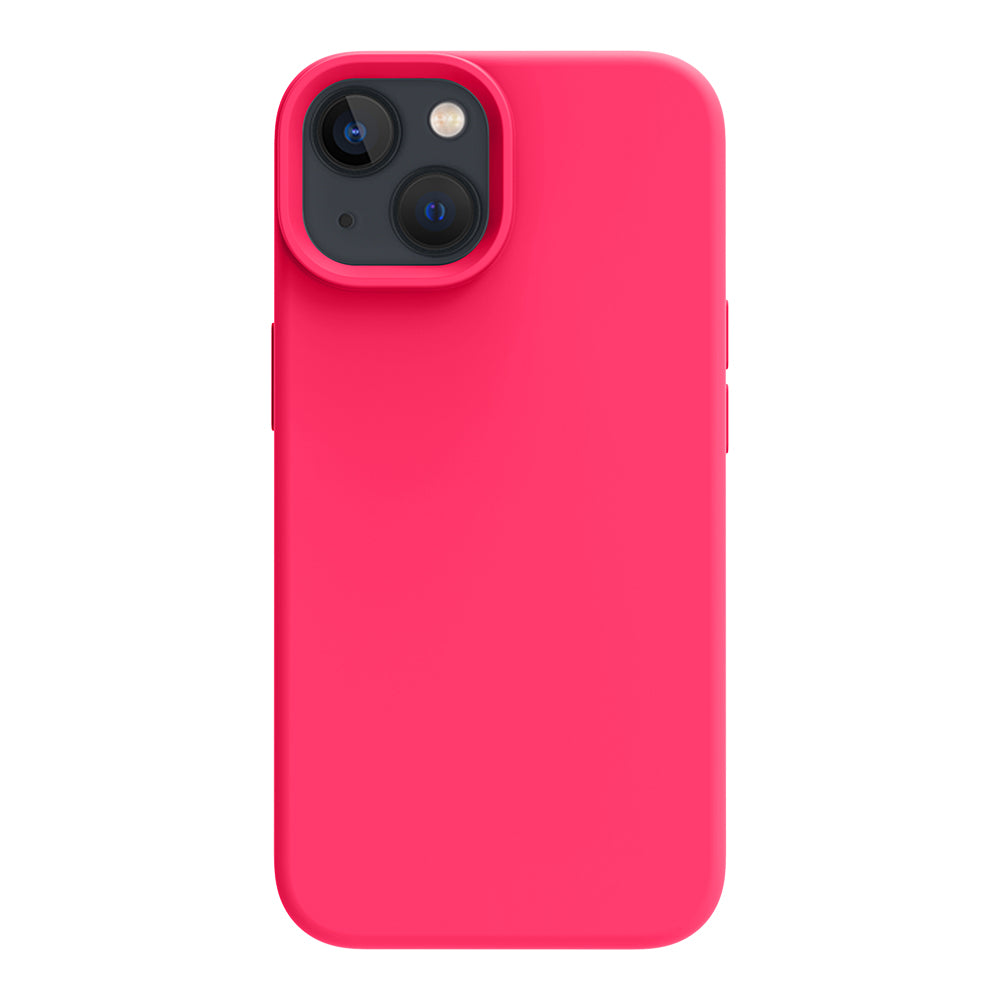 iPhone 14 Plus silicone case#color_neon pink