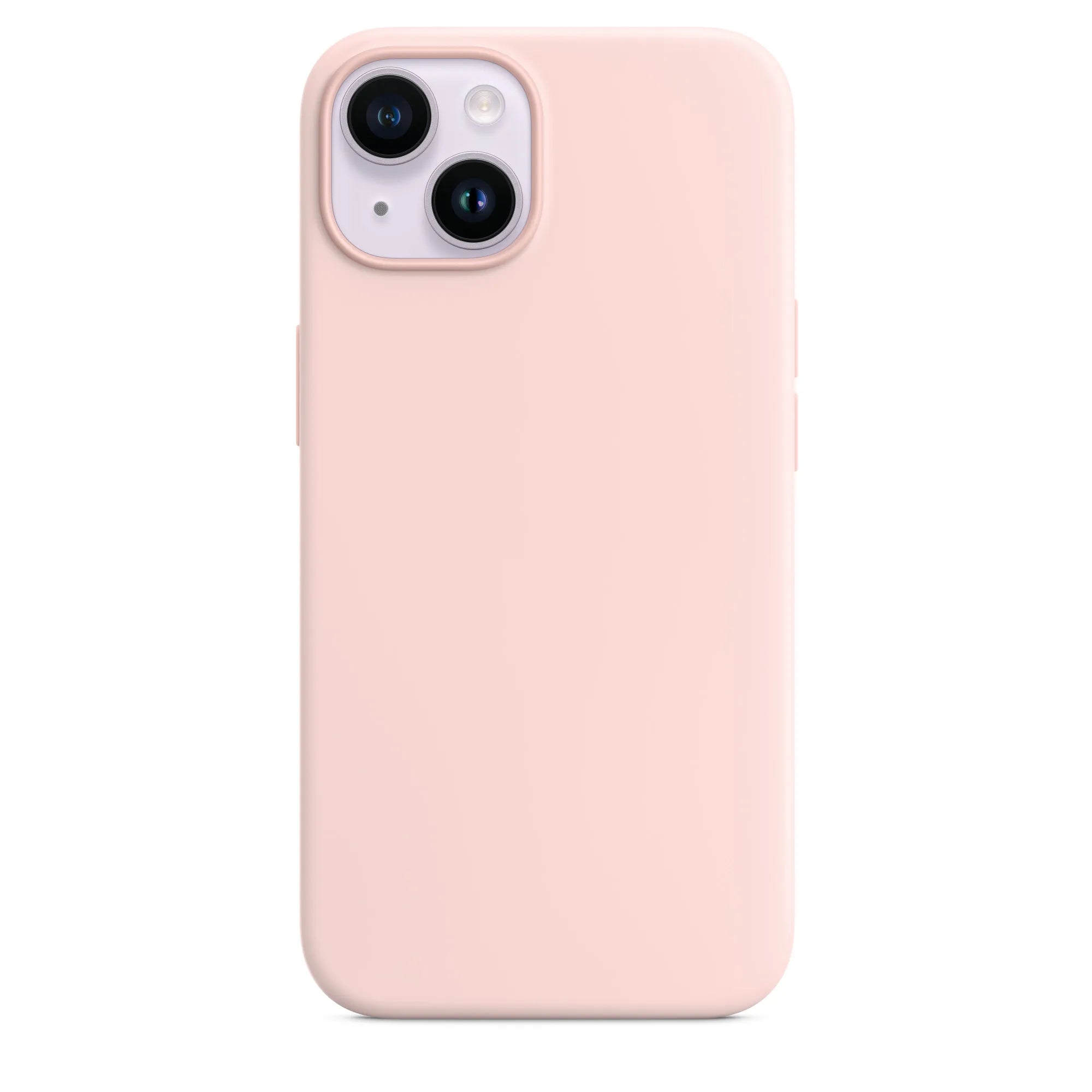 iPhone 14 Plus silicone case with MagSafe - pink