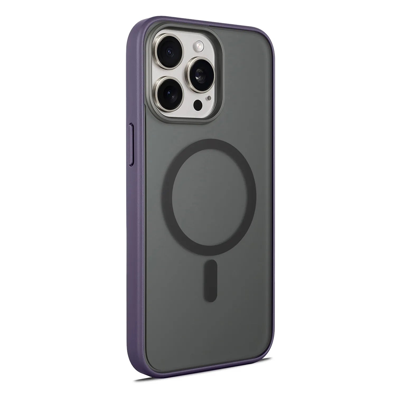 iPhone 14 Pro matte case with MagSafe - deep purple