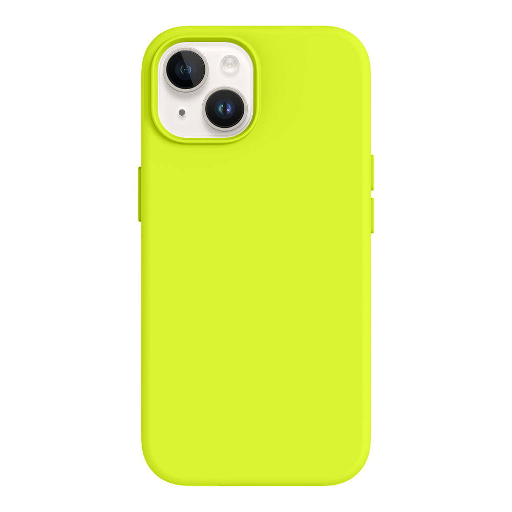 iPhone 15 Plus silicone case#color_fluorescent green