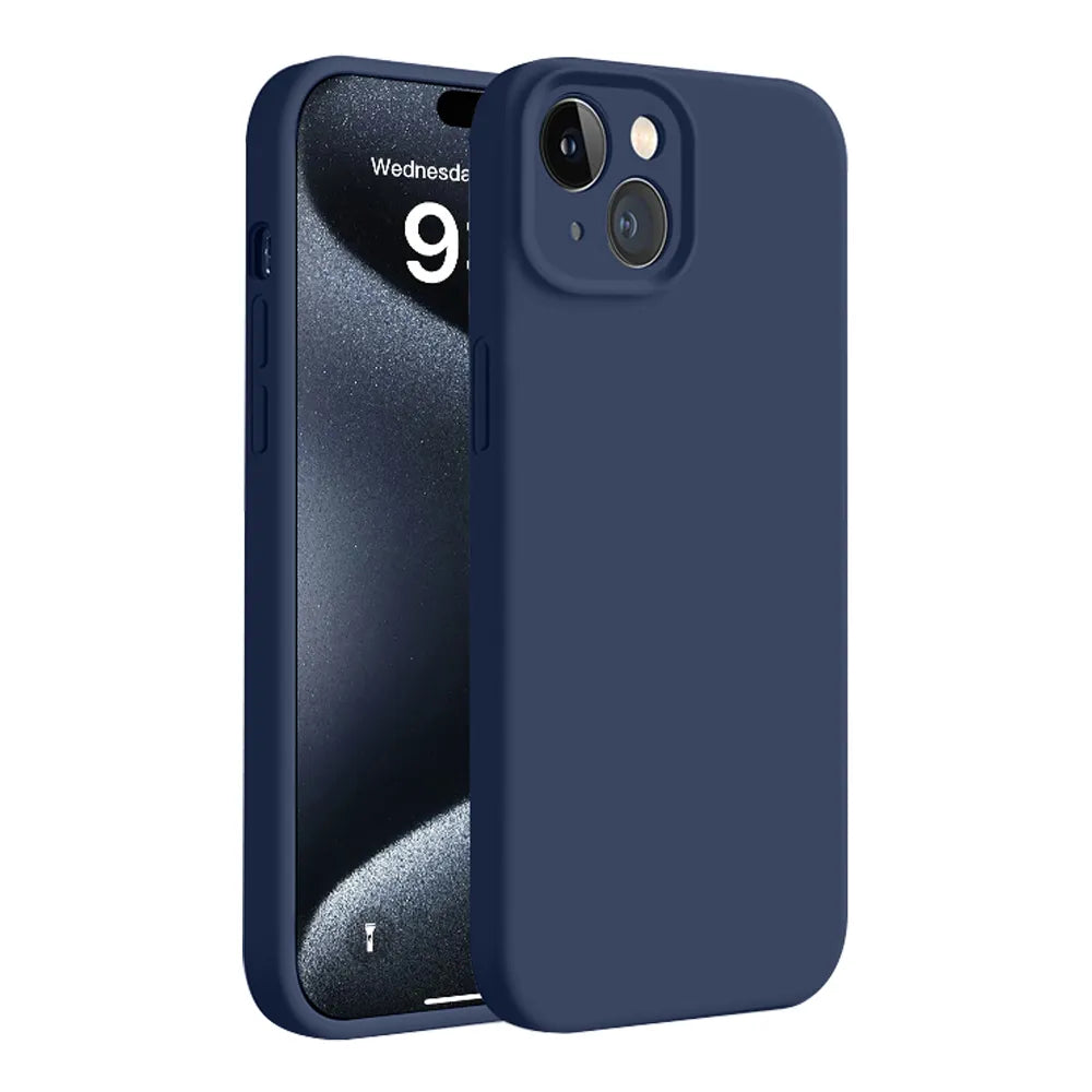 OTOFLY Designed For IPhone 15 Plus Case, Silicone Shockproof Slim Thin Phone Case For IPhone 15 Plus (6.7 Inch), (Light Purple